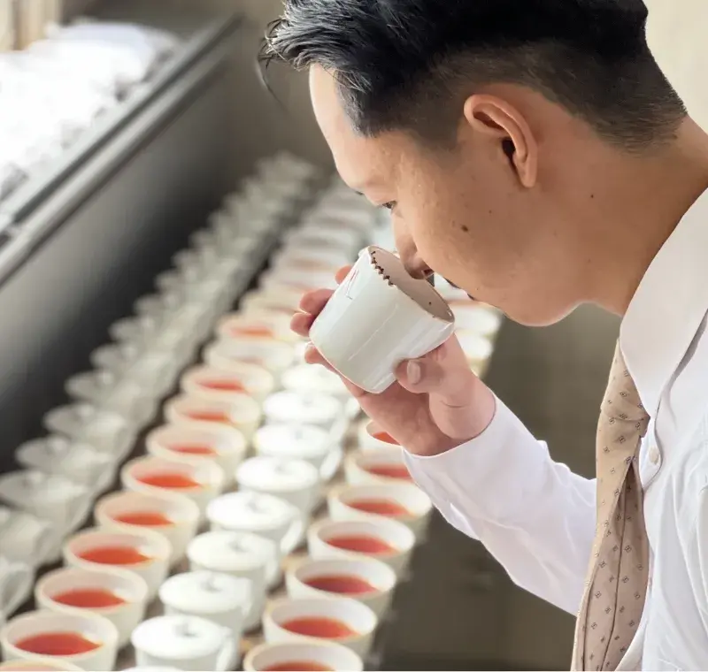 品質を見極める紅茶鑑定士